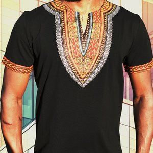 COPY - Men's Short-Sleeve African Print Dashiki T-Shirt